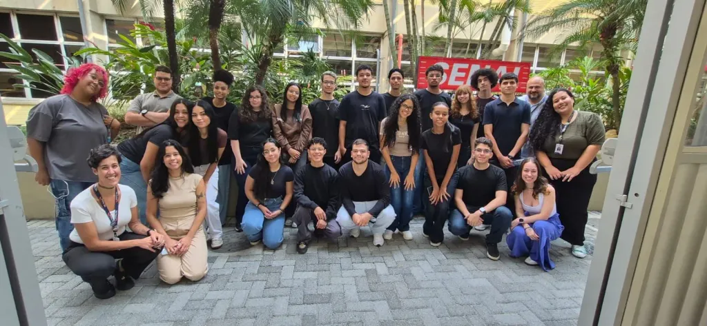 Alunos da primeira turma do Estação Aprender (Divulgação)