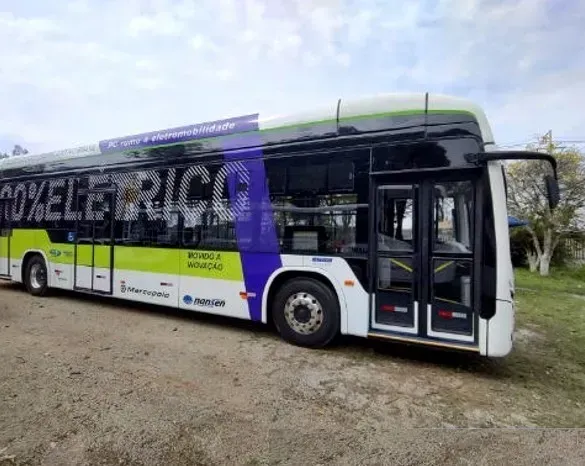 Ônibus elétrico Attivi Integral da Marcopolo (Divulgação)