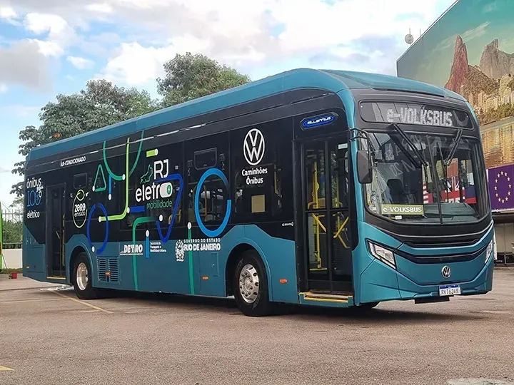 O e-Volkbus é destaque da marca na Lat,Bus 2024