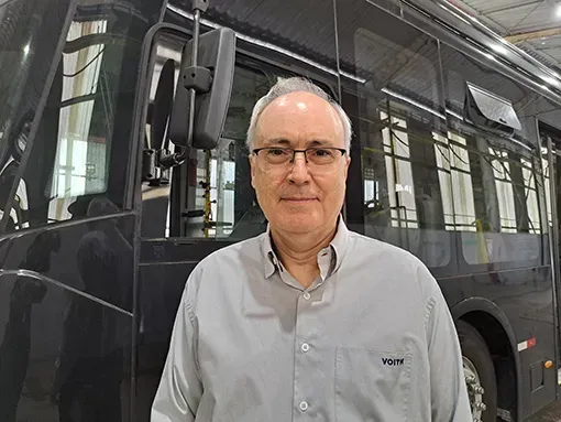 Rogério Pires, diretor da divisão de veículos comerciais da Voith Turbo América do Sul (Divulgação)