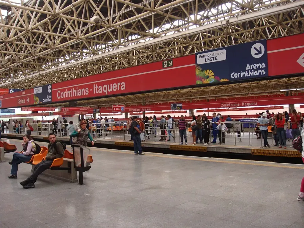 Estação Corinthians-Itaquera do Metrô-SP (Divulgação)