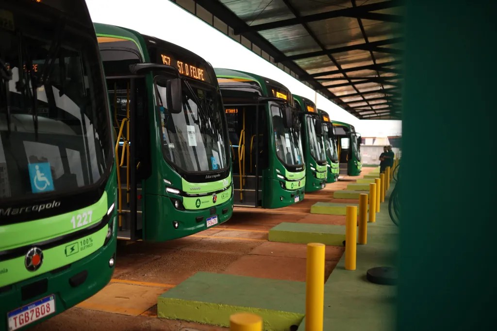 Nova frota elétrica de Goiânia (Divulgação)