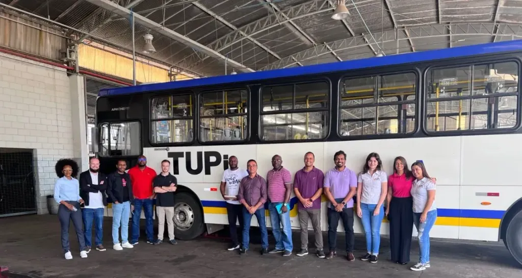 Os visitantes conheceram a empresa TUPi, em Piracicaba (Divulgação Transdata)