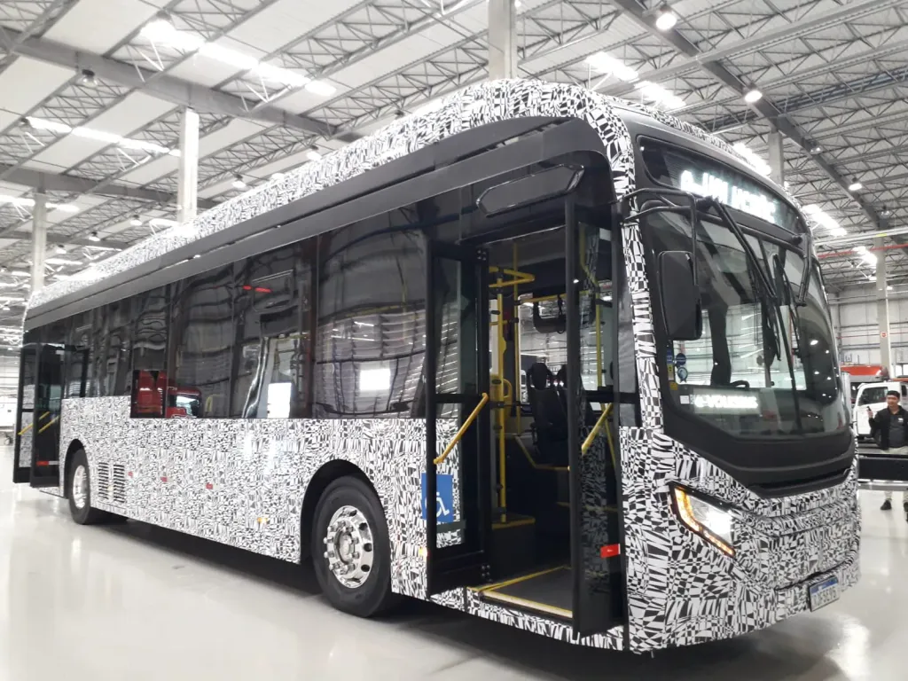 Protótipo Volksbus elétrico (Foto: Sonia Moraes)