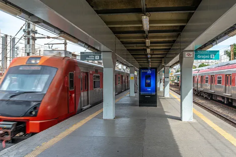 Plataforma da estação Presidente Altino (Divulgação)