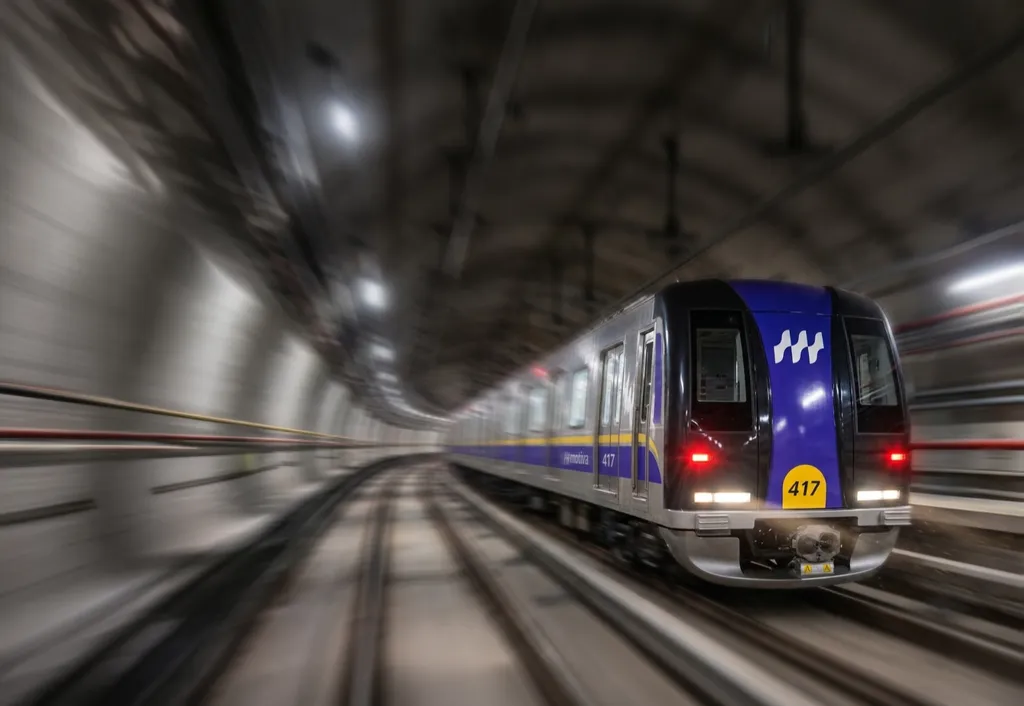 Trem da linha 4-Amarela, da Motiva Trilhos (DIvulgação)