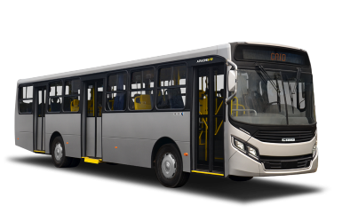 Ônibus modelo Apache Vip, o mais vendido pela Caio Induscar