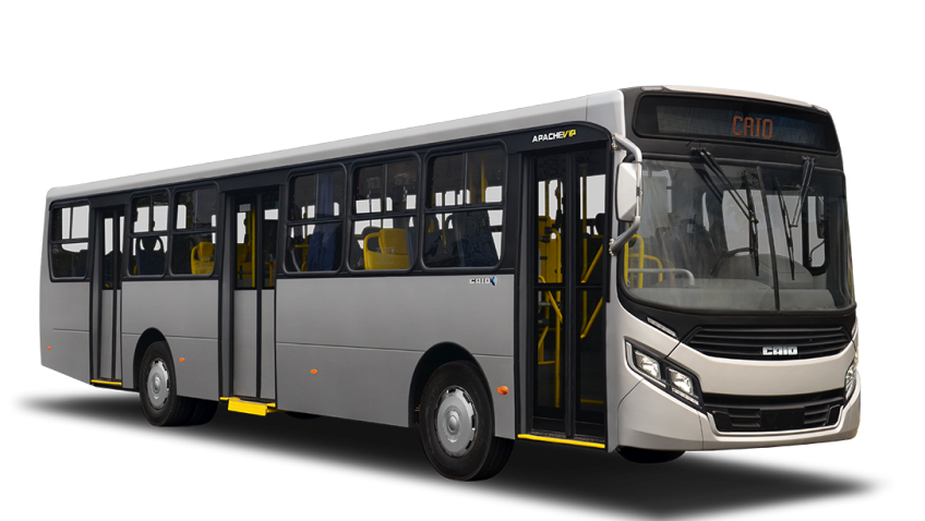 Ônibus modelo Apache Vip, o mais vendido pela Caio Induscar