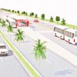 Maquete virtual do BRT de Goiânia