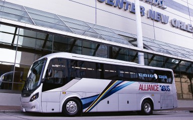 ônibus Caio nos Estados Unidos