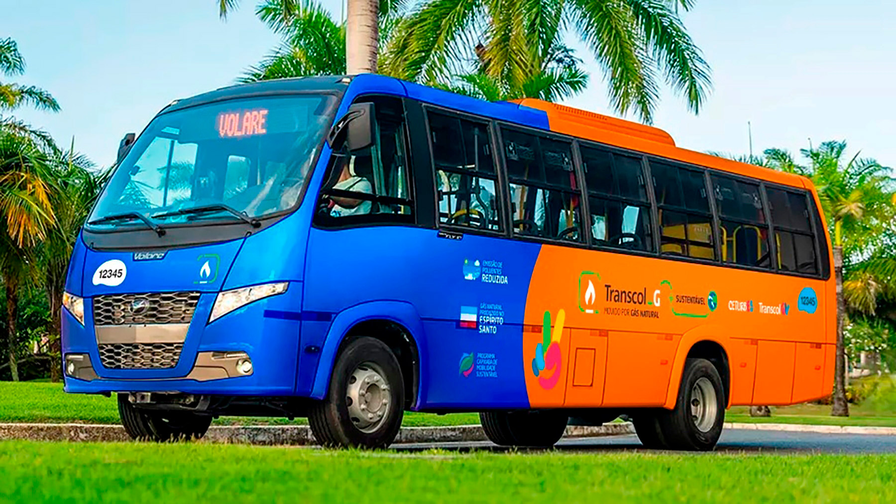 Volare Fly 10 GV, movido a GNV e biometano, será testado em Vitória (ES)