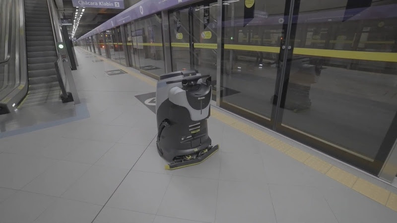 Motiva Trilhos testa robôs de limpeza autônomos na Linha 5-Lilás do metrô