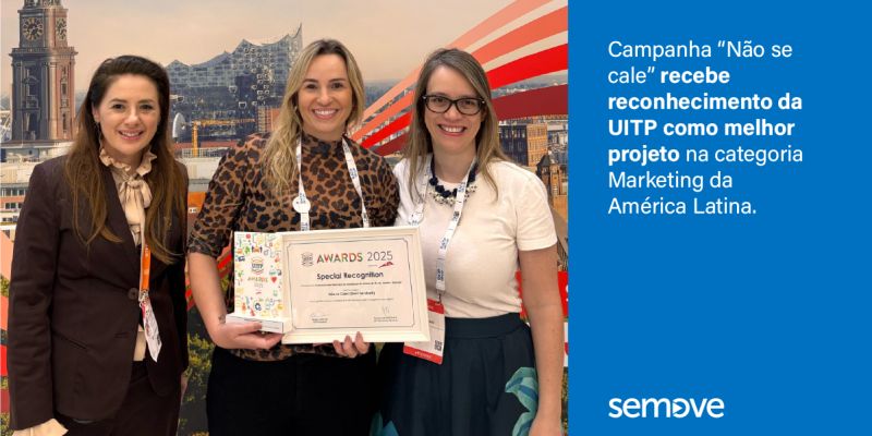Campanha “Não se cale” da Semove-RJ é premiado na UITP Summit 2025