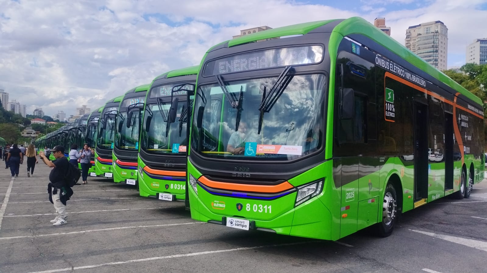 São Paulo recebe mais 60 ônibus elétricos